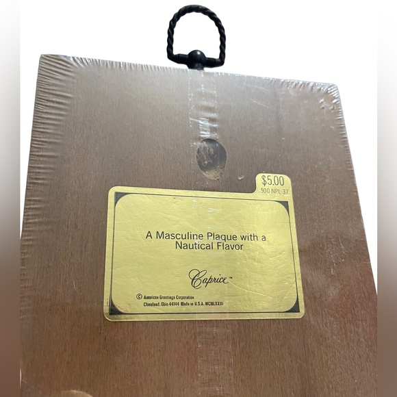 Vintage 1973 American Greetings wall plaques wrapped in original plastic - Picture 4 of 16